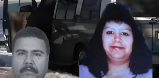 Delia Lerma case update showing Lucio Lerma Sr., who was charged with her murder and died before trial, with the van where Delia was found.